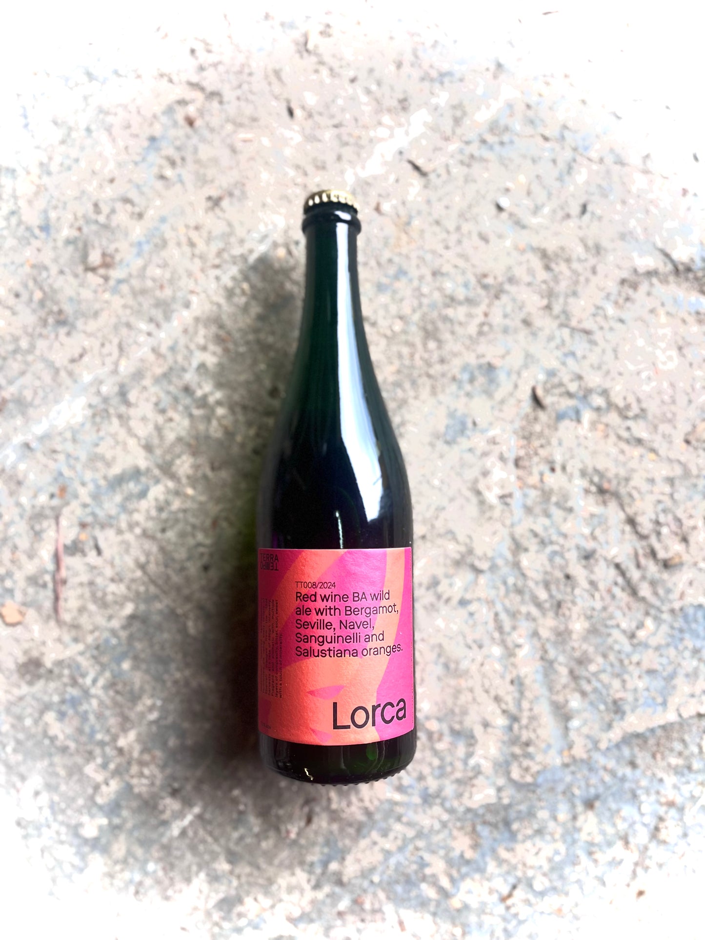 Lorca 7.3% - Red Wine BA Wild Ale with Bergamot, Seville, Navel, Sanguinelli and Salustiana Oranges 750ml