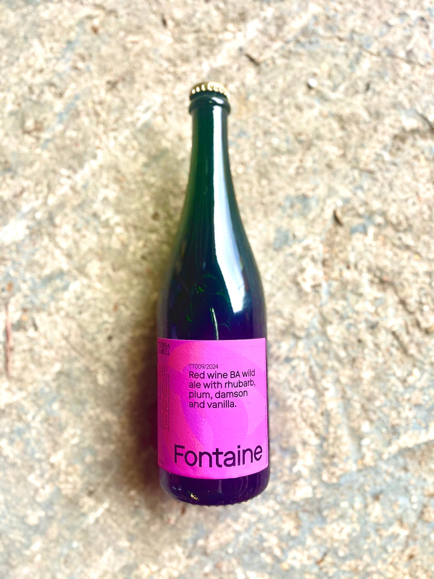 Fontaine 7% - Red Wine BA Wild Ale with Rhubarb, Plum, Damson and Vanilla 750ml